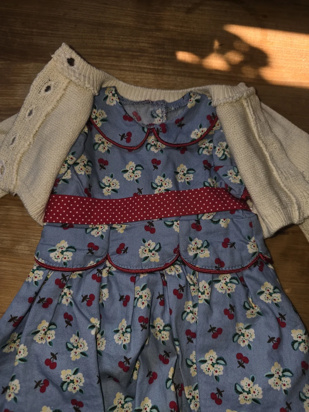 american girl doll emily’s original meet outfit with accessories